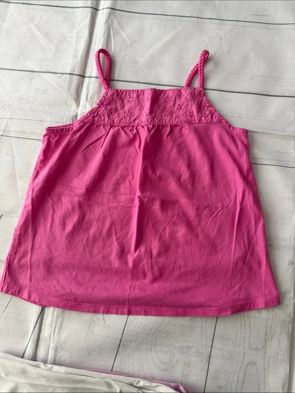 OshKosh B'gosh Hot Pink, Light Pink & White Girls' Tank Top Set
